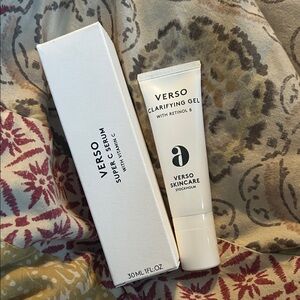 Verso Skincare Clarifying Gel and Super C Serum Set
